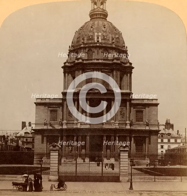 'Dome des Invalides, where rests the mighty warrior - Tomb of Napoleon I., Paris, France', 1900. Creator: Underwood & Underwood.