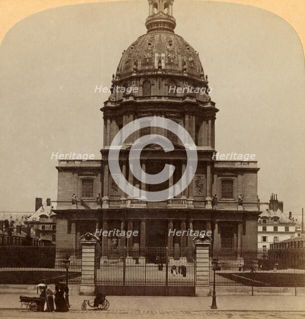 'Dome des Invalides, where rests the mighty warrior - Tomb of Napoleon I., Paris, France', 1900. Creator: Underwood & Underwood.