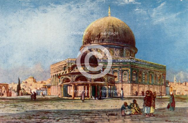 'Dome of the Rock with Dome of the Chain (Kubbet Es Silseleh)', 1902. Creator: John Fulleylove.