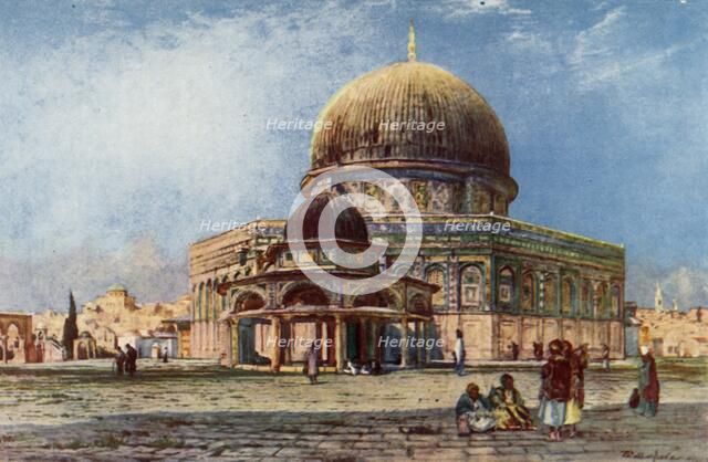 'Dome of the Rock with Dome of the Chain (Kubbet Es Silseleh)', 1902. Creator: John Fulleylove.