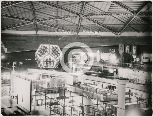 Dome of Discovery, Festival of Britain, South Bank Exhibition, South Bank, Lambeth, London, 1951. Creator: JR Uppington.