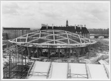 Dome of Discovery, Festival of Britain, South Bank, Lambeth, London, 1950. Creator: Festival of Britain Office