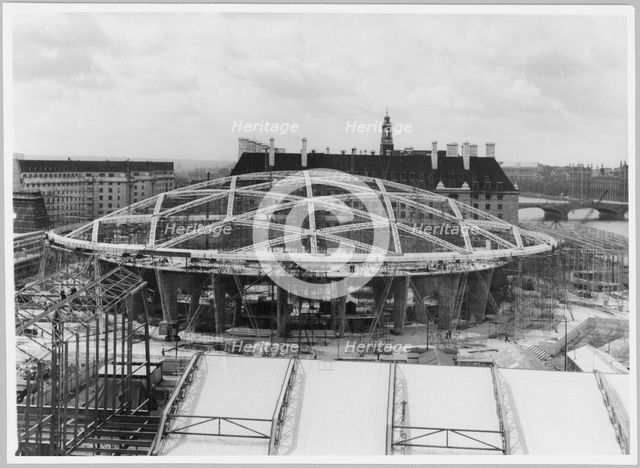 Dome of Discovery, Festival of Britain, South Bank, Lambeth, London, 1950. Creator: Festival of Britain Office.