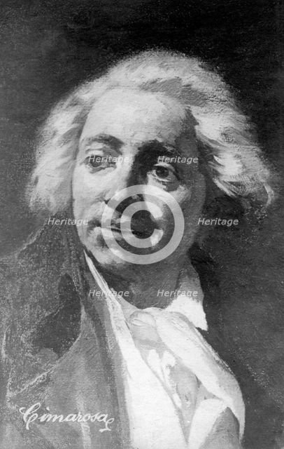 Domenico Cimarosa (1749-1801), Italian composer, 20th century. Artist: Unknown