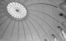 Domed ceiling of the Reading Room, British Museum, London, 1945-1980. Artist: Eric de Maré