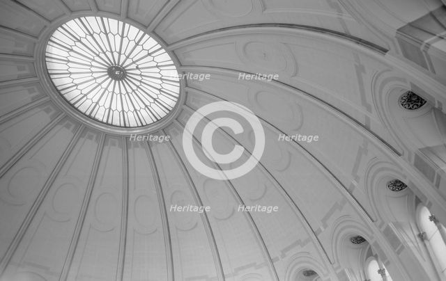 Domed ceiling of the Reading Room, British Museum, London, 1945-1980. Artist: Eric de Maré
