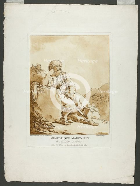 Domestic Maronite, n.d. Creator: Philip James de Loutherbourg.