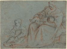 Domestic Scene. Creator: Girolamo da Ponte