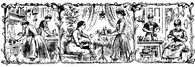 Domestic servants, 1901. Artist: Anon