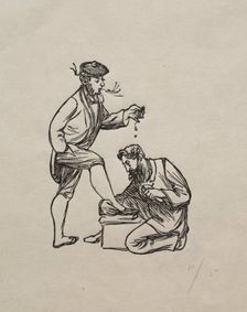 Domestic Philosophy, 1863. Creator: George Louis Palmella Busson Du Maurier (British, 1834-1896)