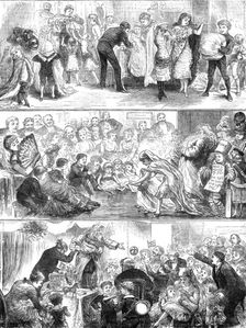 Domestic Theatricals - 1. The Dressing-Room; 2. The Stage; 3. The Last Act, 1881. Creator: Unknown