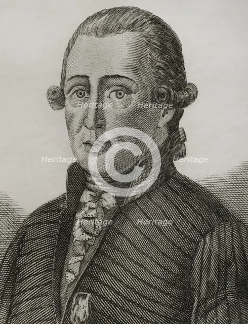Domingo de Iriarte (1747-1795), Spanish diplomat, 1851. Creator: Unknown.