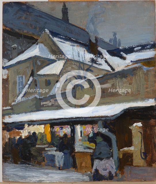 Dominican Shambles (Slaughterhouses) in Krakow, c1903. Creator: Henryk Szczyglinski.