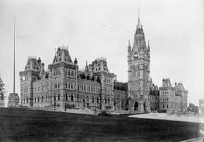 Dominion Of Canada, Parliament Buildings, 1914. Creator: Harris & Ewing