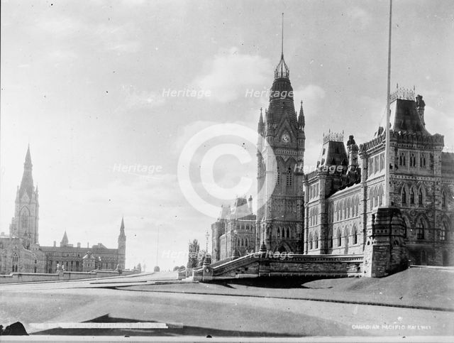 Dominion Of Canada, Parliament Buildings, 1914. Creator: Harris & Ewing.