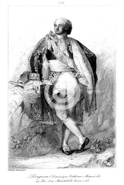 Dominique Catherine Perignon (1754-1818), Marquis de Grenade and Marshal of France, 1839.Artist: Francois Pigeot