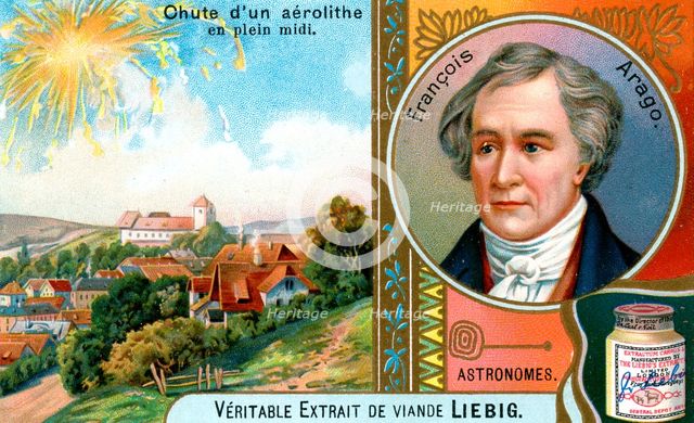 Dominique Francois Jean Arago, French astronomer, physicist and politician, (c1900). Artist: Unknown