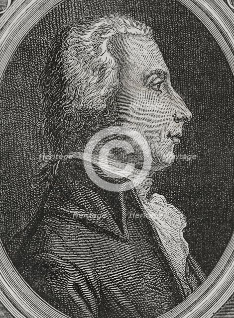 Dominique Joseph Garat (1749-1833), French lawyer, journalist, writer and politician, 1876.  Creator: Unknown.