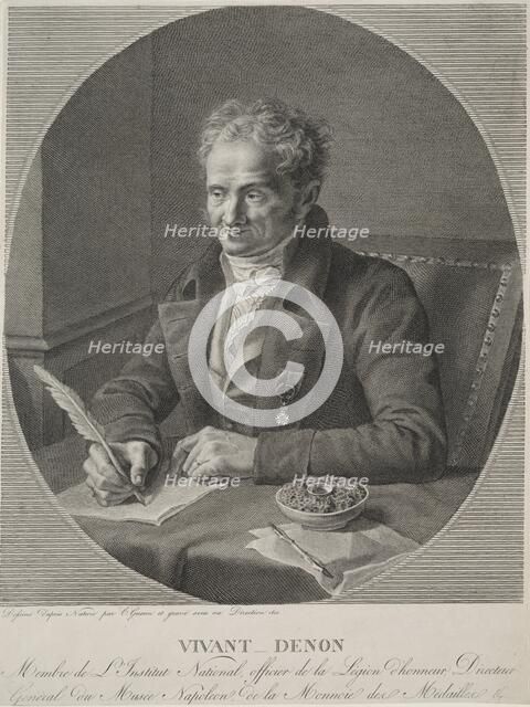 Dominique Vivant-Denon, 1810. Creator: Christophe Guerin (French, 1758-1831).