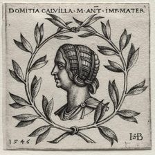 Domitia Calvilla, 1546. Creator: Hans Sebald Beham (German, 1500-1550)