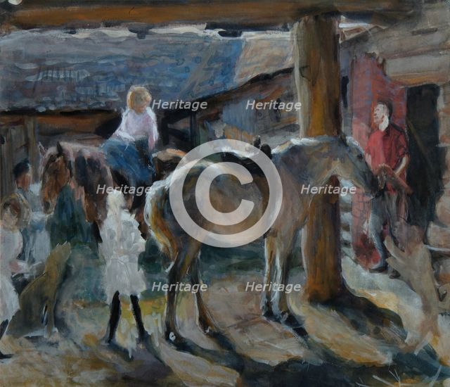 Domotkanovo, 1903. Artist: Simonovich-Yefimova, Nina Yakovlevna (1877-1947)