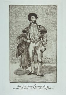 Don Mariano Camprubi (Le Baïlarin), 1862-63. Creator: Edouard Manet