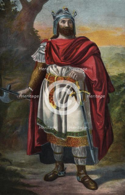 Don Alphonse I (Alonso) the Catholic (693-797), King of Asturias, son-in-law of Don Pelayo, inten…