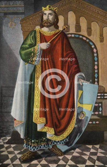 Don Alphonse II (Alonso) the Chaste (760-842), King of Asturias.