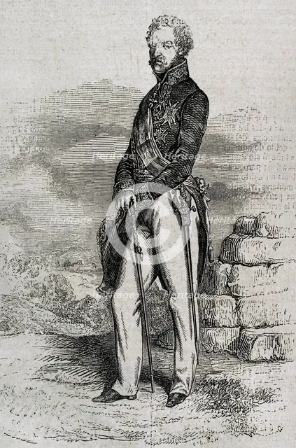 Don Carlos María Isidro de Borbón, (1788-1855), Infante of Spain, the second..., 1853.  Creator: Unknown.