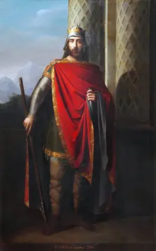 Don Favila, King of Asturias, c1853. Creator: Carlos María Esquivel