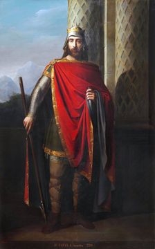 Don Favila, King of Asturias, c1853. Creator: Carlos María Esquivel