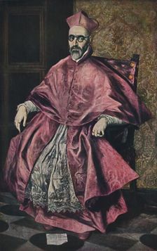 Don Fernando Nino De Guevara (Portrait of Cardinal Nino de Guevara), 1598, (1938). Artist: El Greco