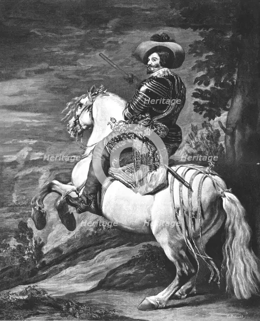 ''Don Gaspar De Guzman, Conde Duque D'Olivarez, after Diego Velazquez', 1636 ( 1891). Creator: Unknown.