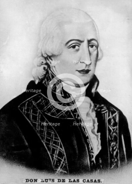 Don Luis de la Casas (1745-1800), Governor of Havana and Captain General of Cuba, (c1910). Artist: Unknown