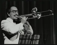 Don Lusher, trombonist and bandleader of the Ted Heath Orchestra. Creator: Denis Williams