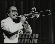 Don Lusher, trombonist and bandleader of the Ted Heath Orchestra. Creator: Denis Williams