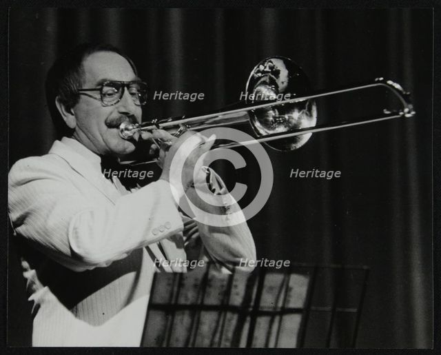 Don Lusher, trombonist and bandleader of the Ted Heath Orchestra. Creator: Denis Williams.