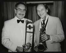 Don Lusher and John Dankworth, London, 1985. Creator: Denis Williams