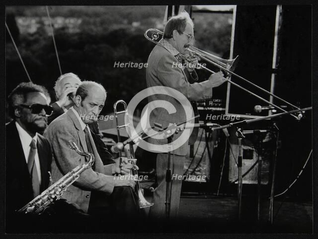 Don Lusher, Jimmy Forest and Vic Dickenson at the Capital Radio Jazz Festival. Artist: Denis Williams
