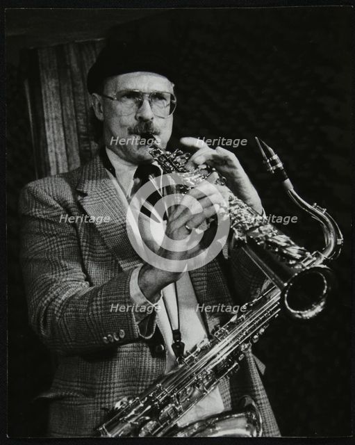 Don Lanphere, American saxophonist and clarinetist. Creator: Denis Williams.