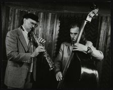 Don Lanphere and Peter Ind playing at The Bass Clef, London, May 1985. Creator: Denis Williams