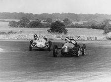 Don Parker and Peter Collins, Silverstone, 1949