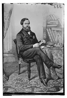 Don Pedro II, Emporor of Brazil, between 1855 and 1865. Creator: Unknown