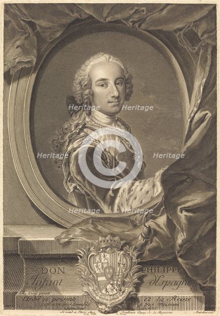 Don Philippe, Infant d'Espagne. Creator: Jean Joseph Balechou.