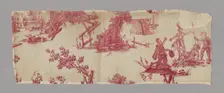 Don Quichotte (Don Quixote) (Furnishing Fabric), France, c. 1785. Creator: Unknown