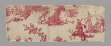 Don Quichotte (Don Quixote) (Furnishing Fabric), France, c. 1785. Creator: Unknown