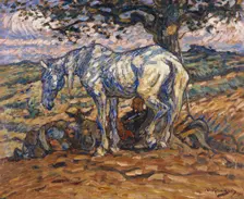Don Quihote's Horse Rosinante, 1911. Creator: Nils Kreuger