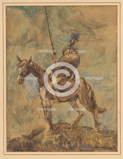 Don Quixote, 1942. Creator: Cyprian Majernik.