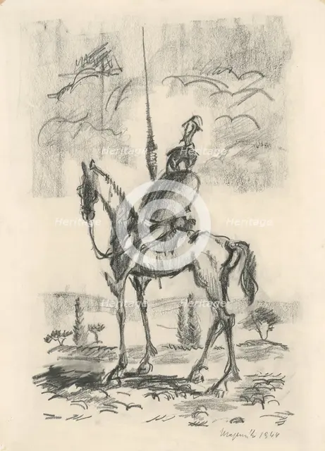 Don Quixote, 1944. Creator: Cyprian Majernik.