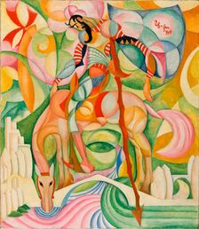 Don Quixote, 1914. Creator: Souza-Cardoso, Amadeo de (1887-1918)